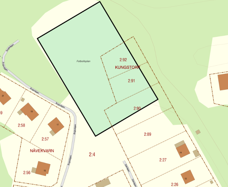 Kartbild Nävekvarn, Dalvägen