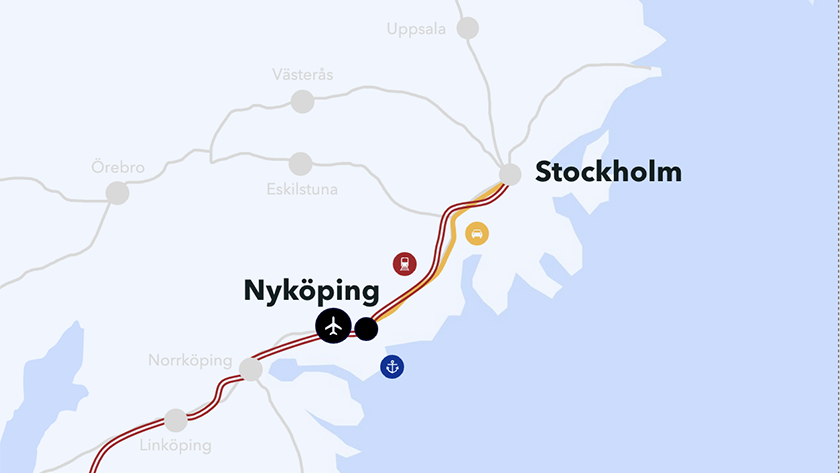 Ett gynnsamt företagsklimat i ett strategiskt läge